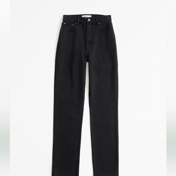 Abercrombie black vent hem Jean - Picture 3 of 11